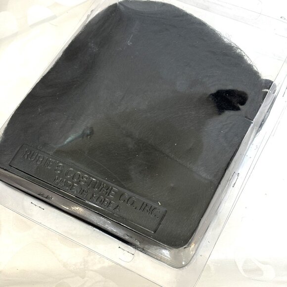 Rubie's Men's biblical Black Wig Beard with mustache Set  Christmas Play NOS NWT - Picture 7 of 8